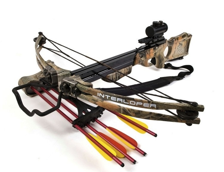 One of the most technologically advanced compound crossbows. It stands out for its moderate width  but impressive length and weight of 4.4 kg, so men are more likely to choose this model. “Archon” shoots 50 cm long bolts at 115 meters per second! Despite such penetrative impact power, this crossbow has low kickback – stable enough for a child to handle it. For long distance accuracy, the “Archon”model is equipped with a telescopic sight that excels competition.